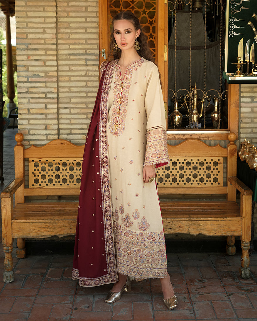 Mushq | Bukhara Winter Edit | Frosted Dome by Mushq - Designer Dress  - Type : Ladies Clothes - Available at Libayah - 100% Original 