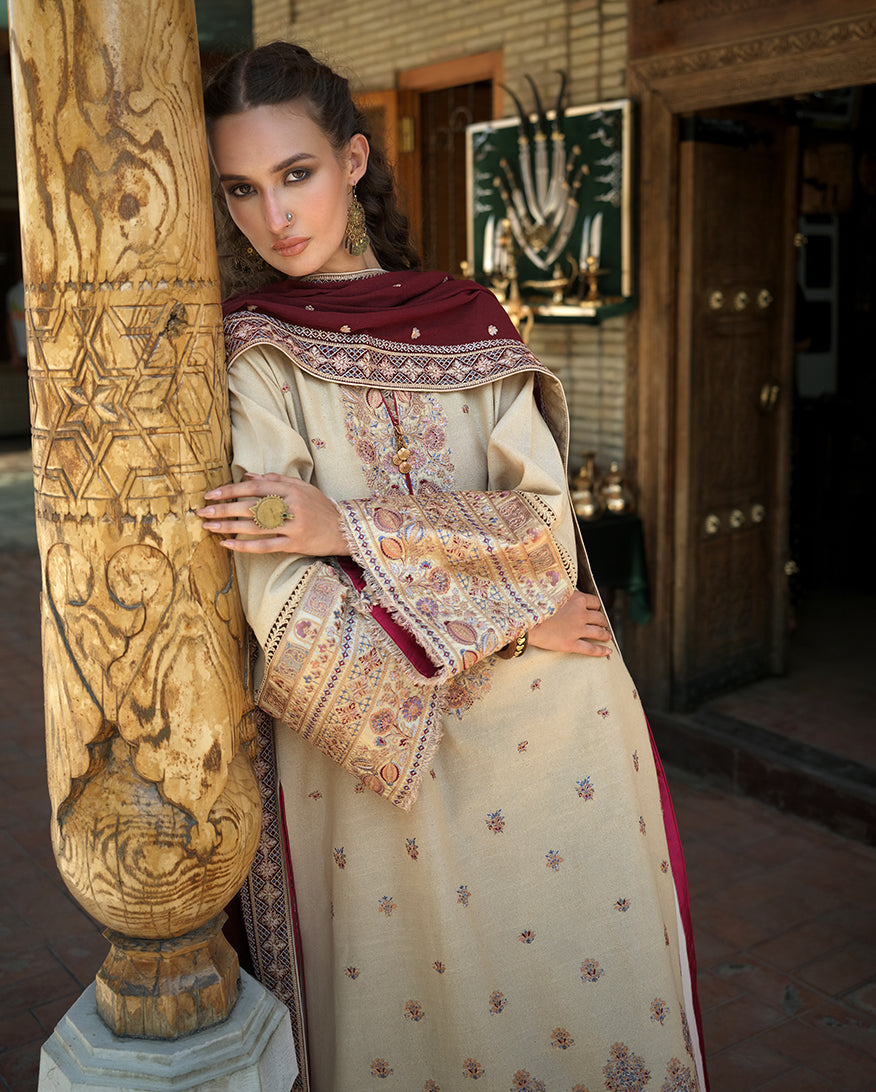 Mushq | Bukhara Winter Edit | Frosted Dome by Mushq - Designer Dress  - Type : Ladies Clothes - Available at Libayah - 100% Original 