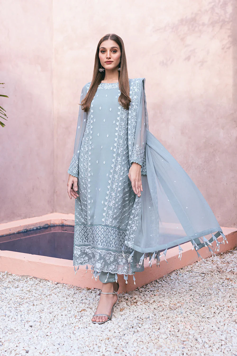 Azure | Embroidered Ensembles 3 Pcs | Frosted Fern by Azure - Designer Dress - Type: Ladies Clothes - Available at Libayah - 100% Original