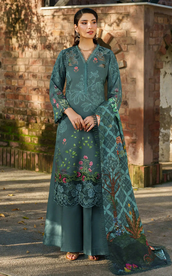 Frosted Petals – authentic Pakistani dress from the Asifa and Nabeel Meraki Winter 25 collection for women in the UK