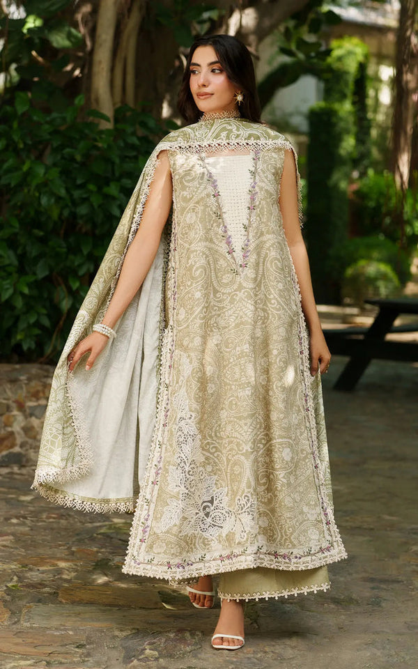 Frozen Dew – authentic Pakistani dress from the Asifa and Nabeel Meraki Winter 25 collection for women in the UK