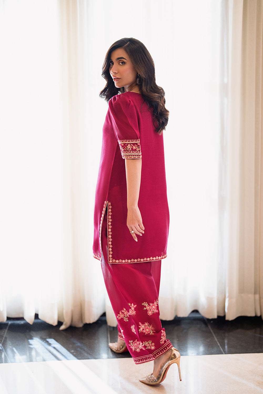 Azure | Diva Formals | Fuchsia Grace by Azure - Designer Dress  - Type : Ladies Clothes - Available at Libayah - 100% Original 