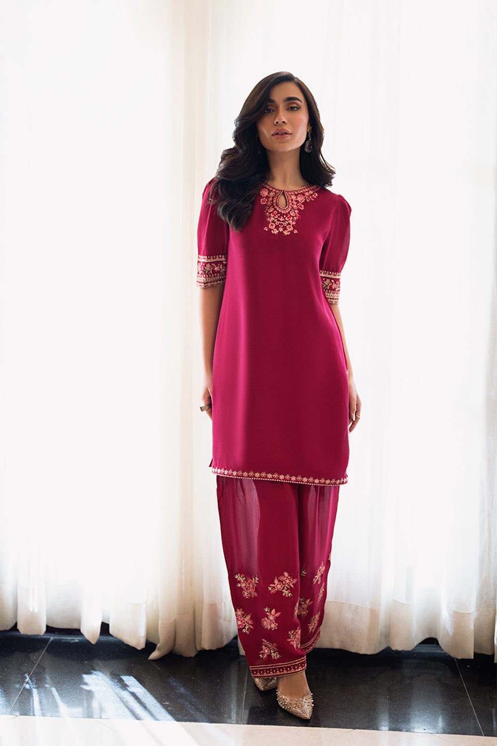 Azure | Diva Formals | Fuchsia Grace by Azure - Designer Dress  - Type : Ladies Clothes - Available at Libayah - 100% Original 