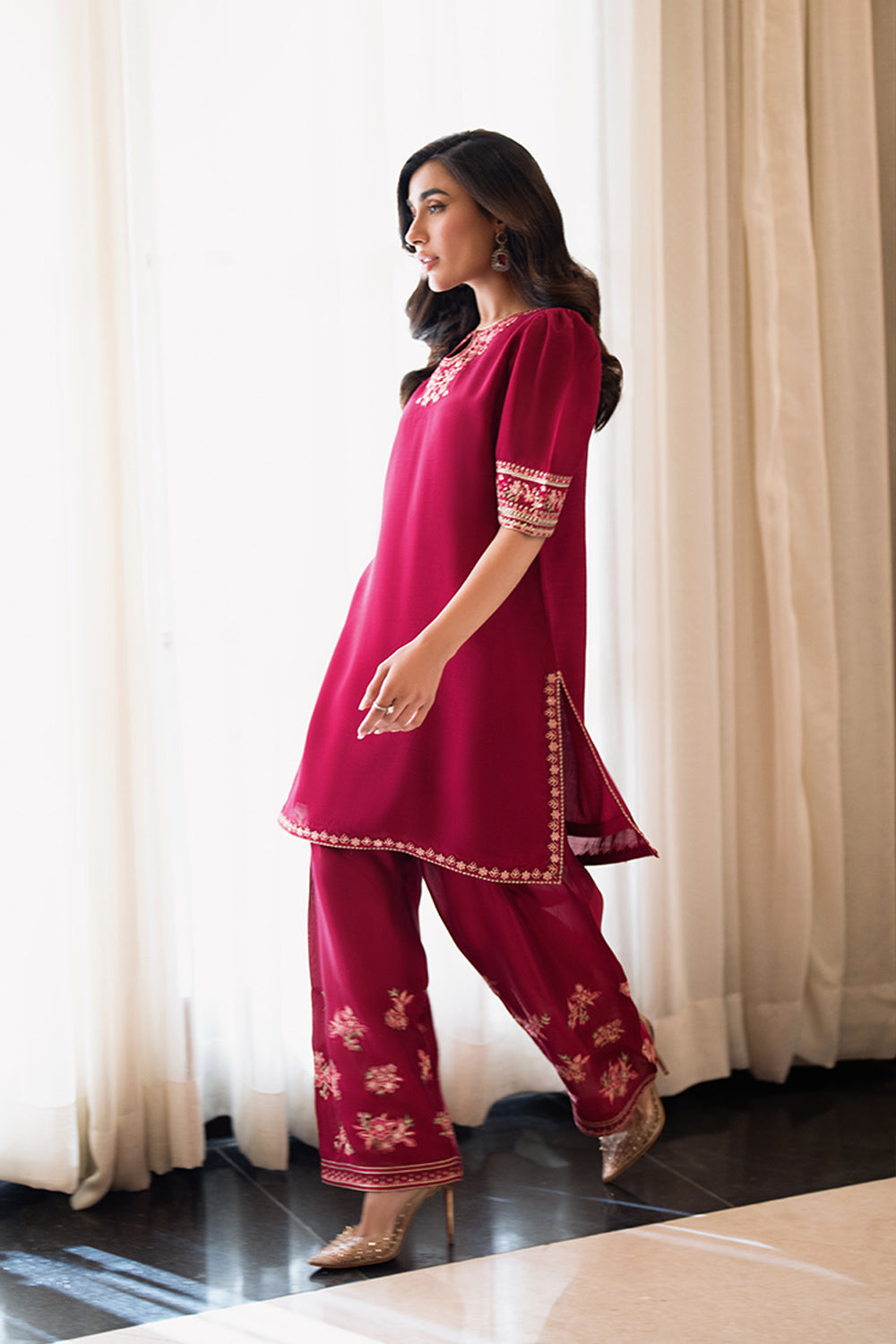 Azure | Diva Formals | Fuchsia Grace by Azure - Designer Dress  - Type : Ladies Clothes - Available at Libayah - 100% Original 
