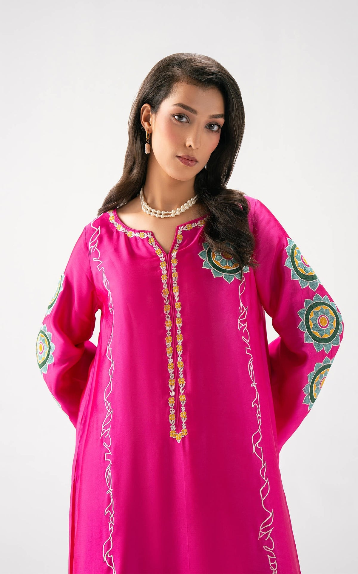 Afrozeh | Basic Pret 26 RTW | NACRE by Afrozeh - Designer Dress  - Type : Ladies Clothes - Available at Libayah - 100% Original 
