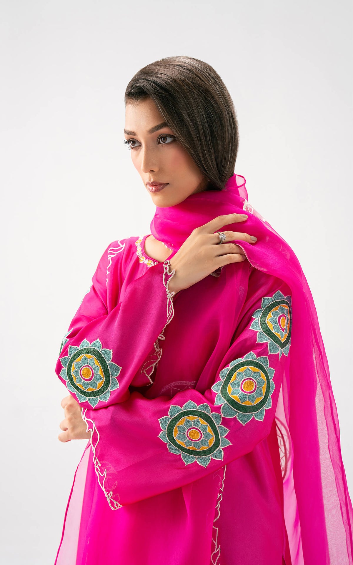 Afrozeh | Basic Pret 26 RTW | NACRE by Afrozeh - Designer Dress  - Type : Ladies Clothes - Available at Libayah - 100% Original 