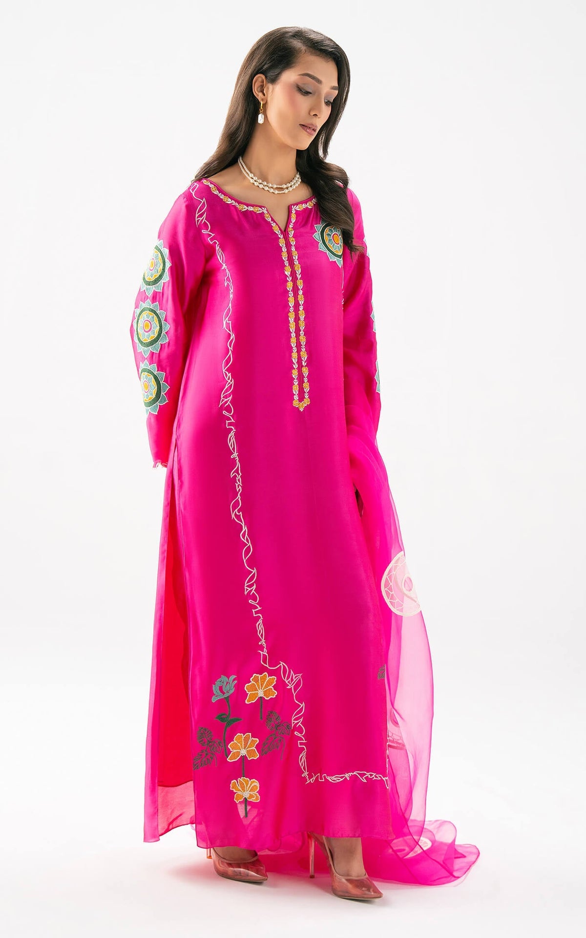 Afrozeh | Basic Pret 26 RTW | NACRE by Afrozeh - Designer Dress  - Type : Ladies Clothes - Available at Libayah - 100% Original 