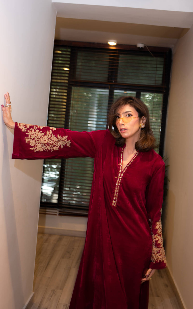 Afrozeh | Basic Pret 26 RTW | NACRE by Afrozeh - Designer Dress  - Type : Ladies Clothes - Available at Libayah - 100% Original 