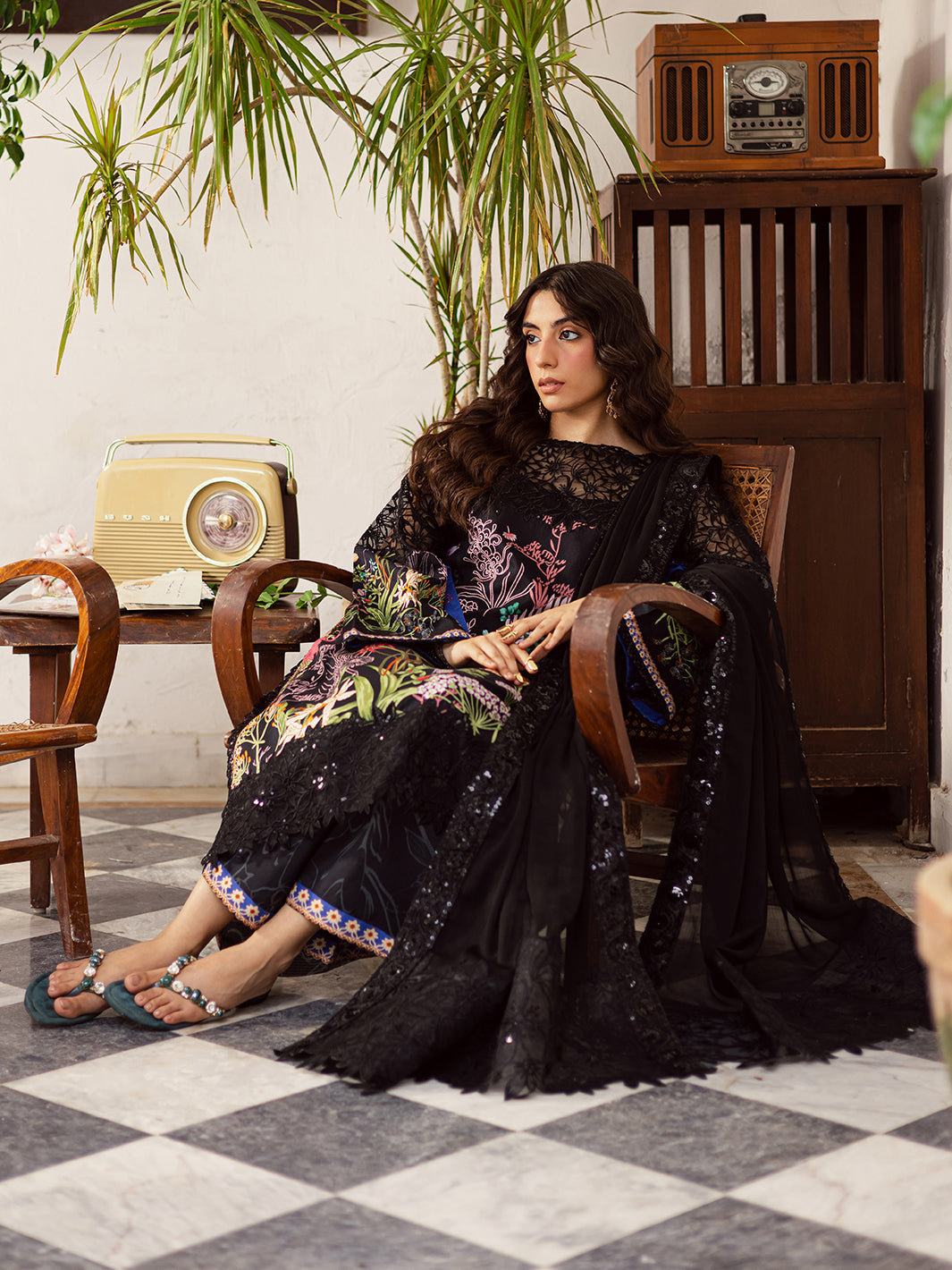 Mahnur | Gulzar Winter 25 | G - 01 by Mahnur - Designer Dress  - Type : Ladies Clothes - Available at Libayah - 100% Original 