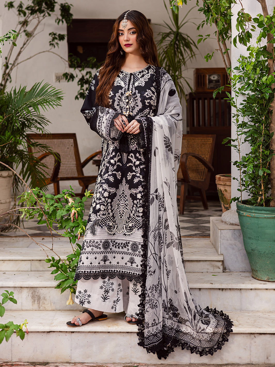 Mahnur | Gulzar Winter 25 | G - 04 by Mahnur - Designer Dress  - Type : Ladies Clothes - Available at Libayah - 100% Original 