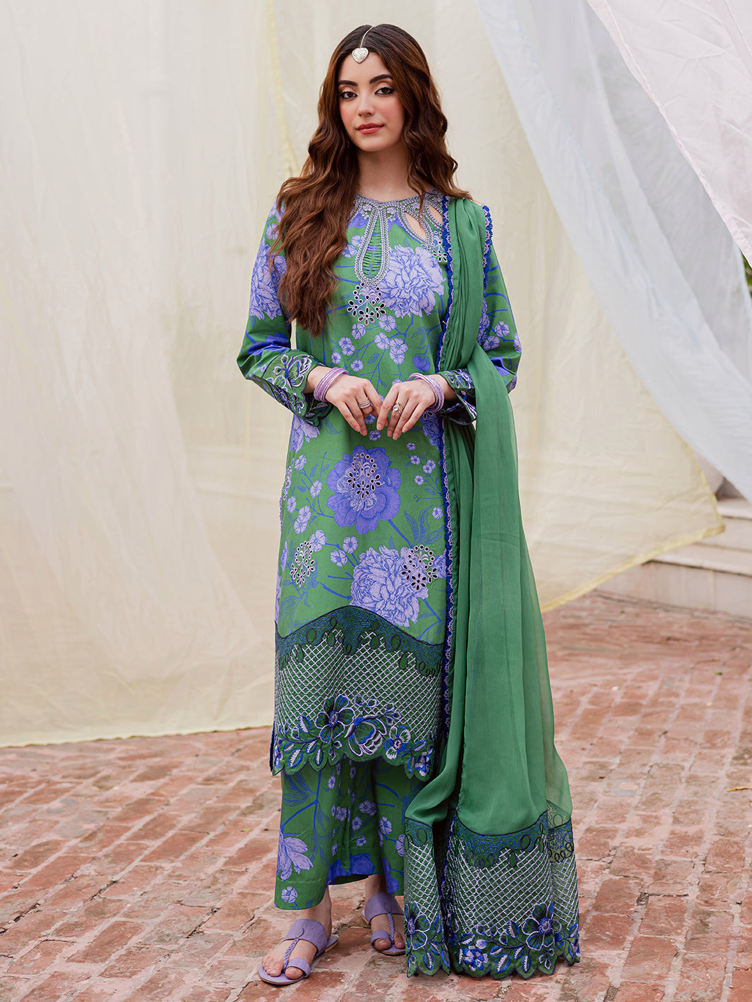 Mahnur | Gulzar Winter 25 | G - 06 by Mahnur - Designer Dress  - Type : Ladies Clothes - Available at Libayah - 100% Original 