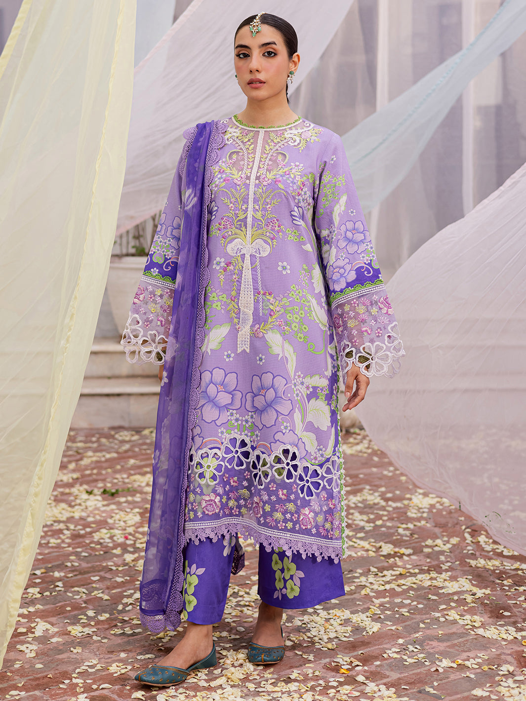 Mahnur | Gulzar Winter 25 | G - 07 by Mahnur - Designer Dress  - Type : Ladies Clothes - Available at Libayah - 100% Original 