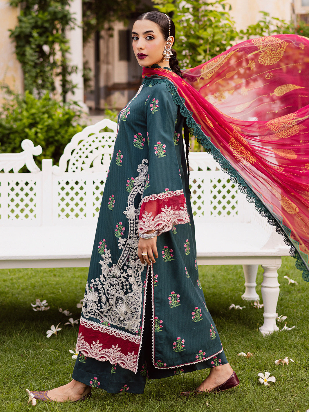 Mahnur | Gulzar Winter 25 | G - 08 by Mahnur - Designer Dress  - Type : Ladies Clothes - Available at Libayah - 100% Original 