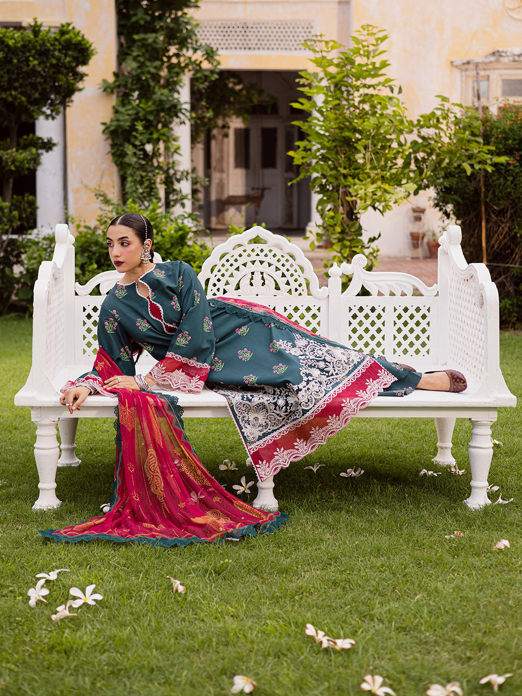Mahnur | Gulzar Winter 25 | G - 08 by Mahnur - Designer Dress  - Type : Ladies Clothes - Available at Libayah - 100% Original 