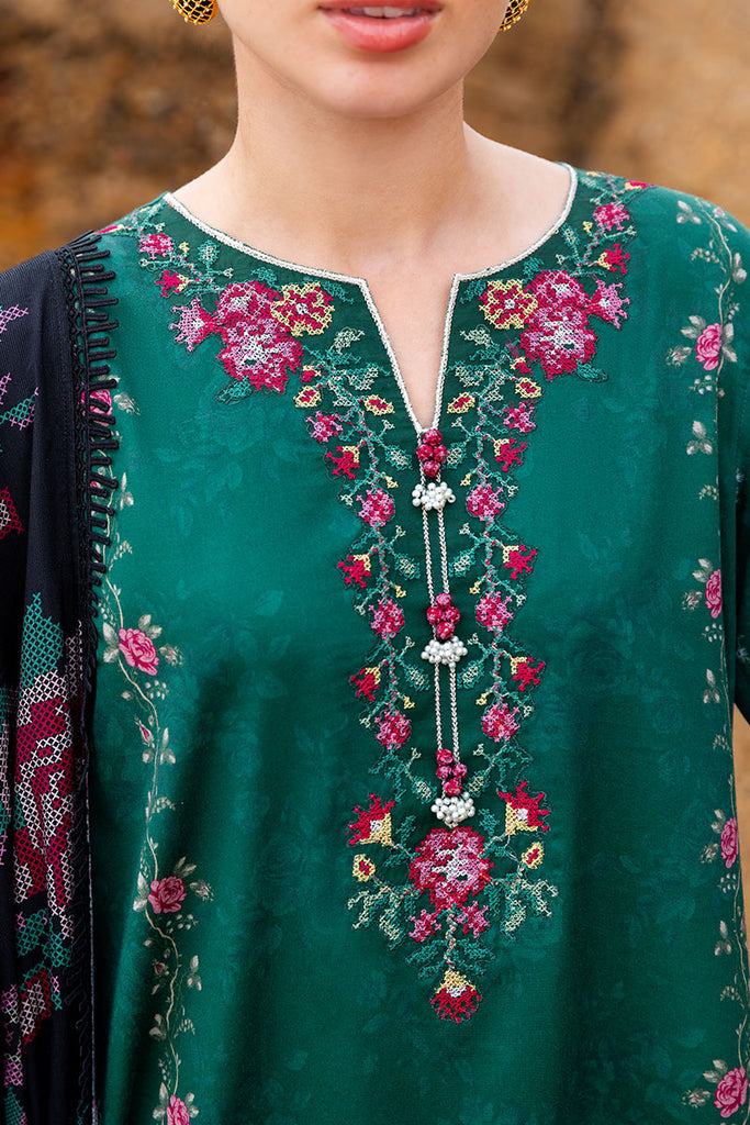 Cross Stitch | Cotton Satin 25 | GARLAND WHISPER by Cross Stitch - Designer Dress  - Type : Ladies Clothes - Available at Libayah - 100% Original 