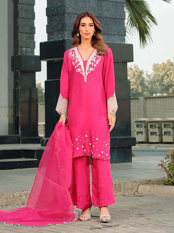 Ain | Raya Luxury Formals | AN-165 GARNET by Ain - Designer Dress  - Type : Ladies Clothes - Available at Libayah - 100% Original 