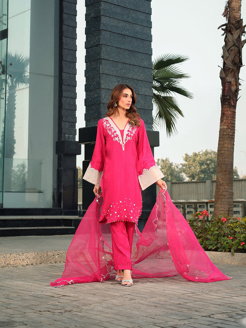 Ain | Raya Luxury Formals | AN-165 GARNET by Ain - Designer Dress  - Type : Ladies Clothes - Available at Libayah - 100% Original 