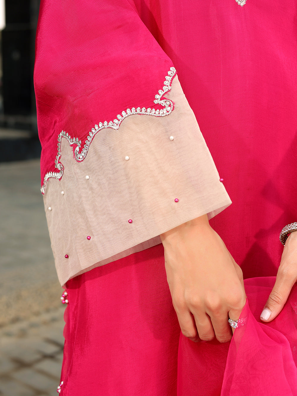 Ain | Raya Luxury Formals | AN-165 GARNET by Ain - Designer Dress  - Type : Ladies Clothes - Available at Libayah - 100% Original 