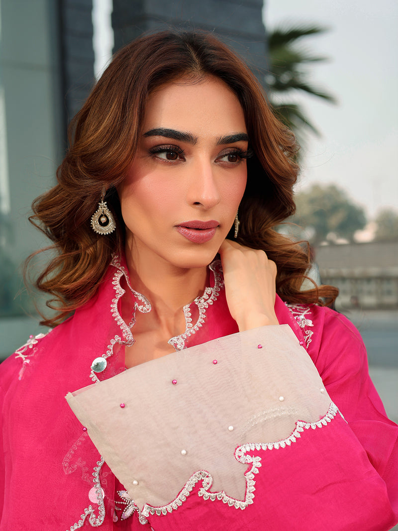 Ain | Raya Luxury Formals | AN-165 GARNET by Ain - Designer Dress  - Type : Ladies Clothes - Available at Libayah - 100% Original 