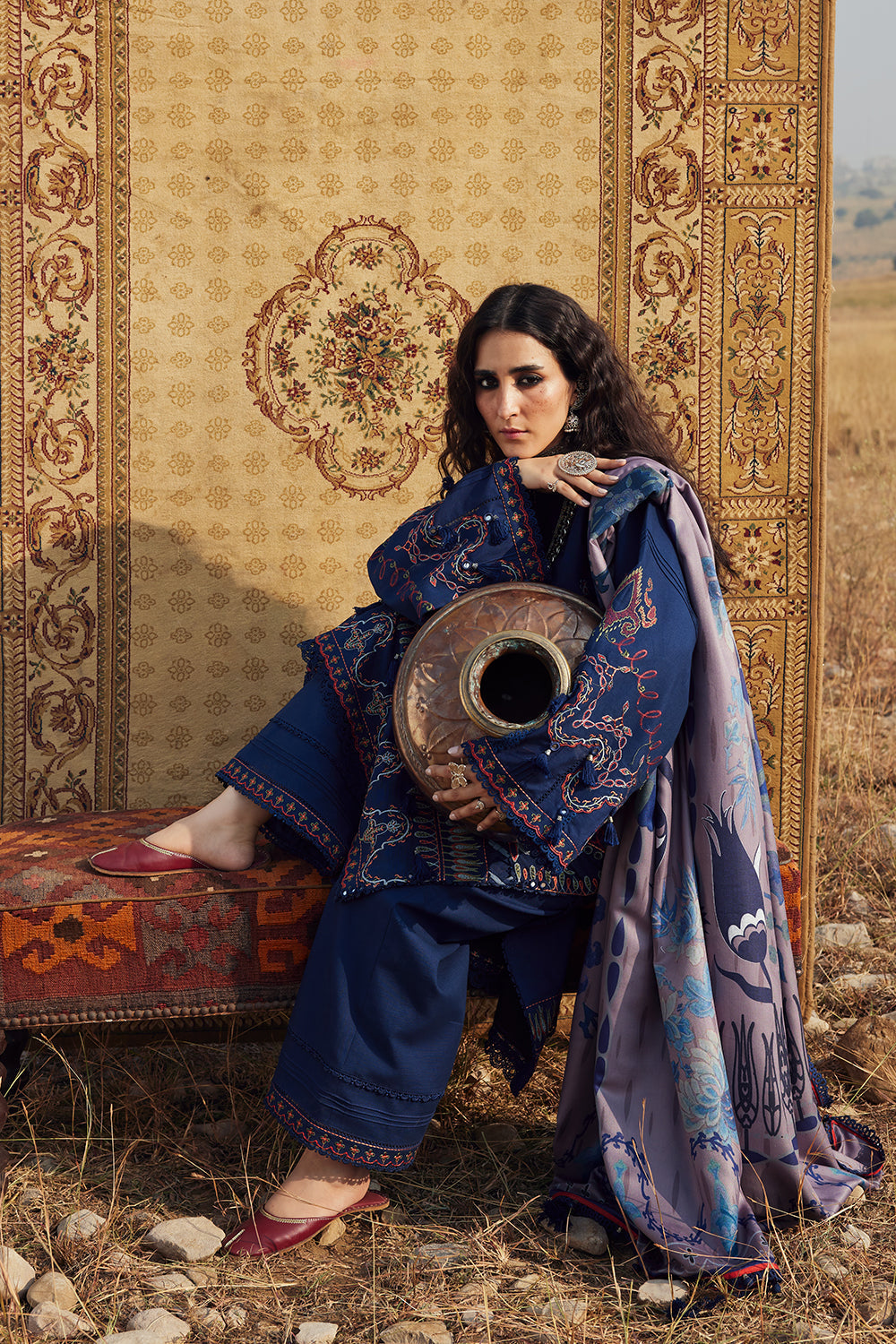 Saira Rizwan | Winter Khaddar 25 | MAHRUKH-SRW25-08 by Saira Rizwan - Designer Dress  - Type : Ladies Clothes - Available at Libayah - 100% Original 