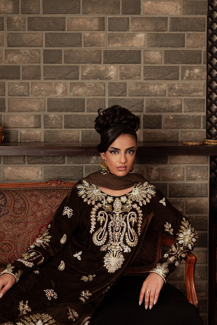 Saira Rizwan | Velvet Pret 25 | GURR-SRVP25-09 by Saira Rizwan - Designer Dress - Type : Ladies Clothes - Available at Libayah - 100% Original 