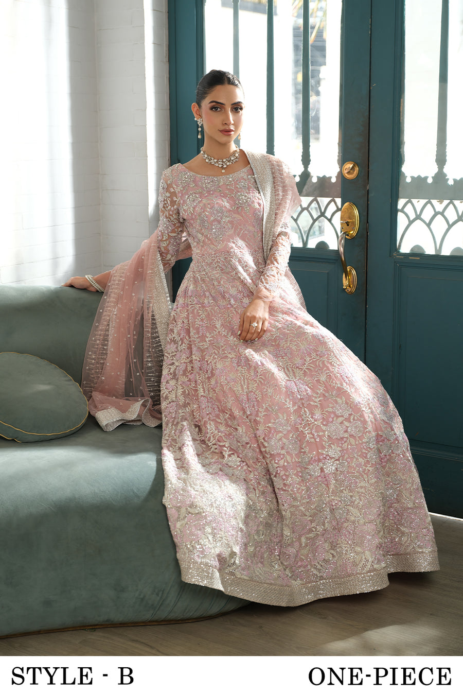 Saira Rizwan | Naqsh Festive 2024 | SRN24-03 FRANCESCA by Saira Rizwan - Designer Dress - Type: Ladies Clothes - Available at Libayah - 100% Original