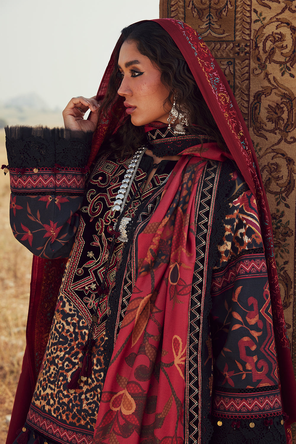 Saira Rizwan | Winter Khaddar 25 | NAZ-SRW25-09 by Saira Rizwan - Designer Dress  - Type : Ladies Clothes - Available at Libayah - 100% Original 