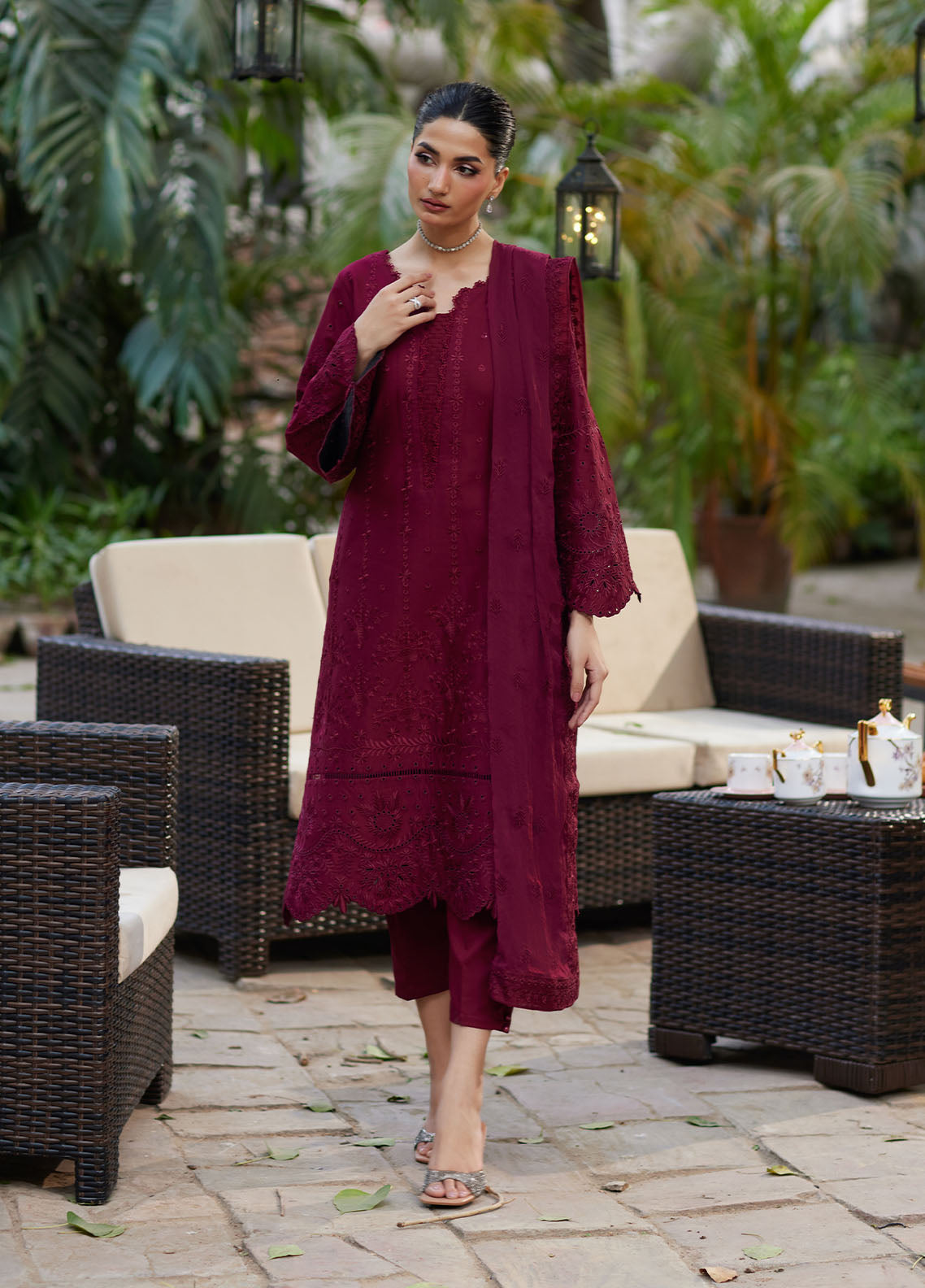 Bin Ilyas | Carnival Summer Edit 25 | Reina by Gulaal - Designer Dress - Type: Ladies Clothes - Available at Libayah - 100% Original