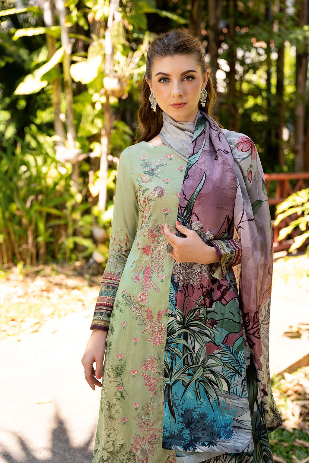 Ramsha | Ghazal Luxury Lawn | G-304 by Ramsha - Designer Dress - Type: Ladies Clothes - Available at Libayah - 100% Original