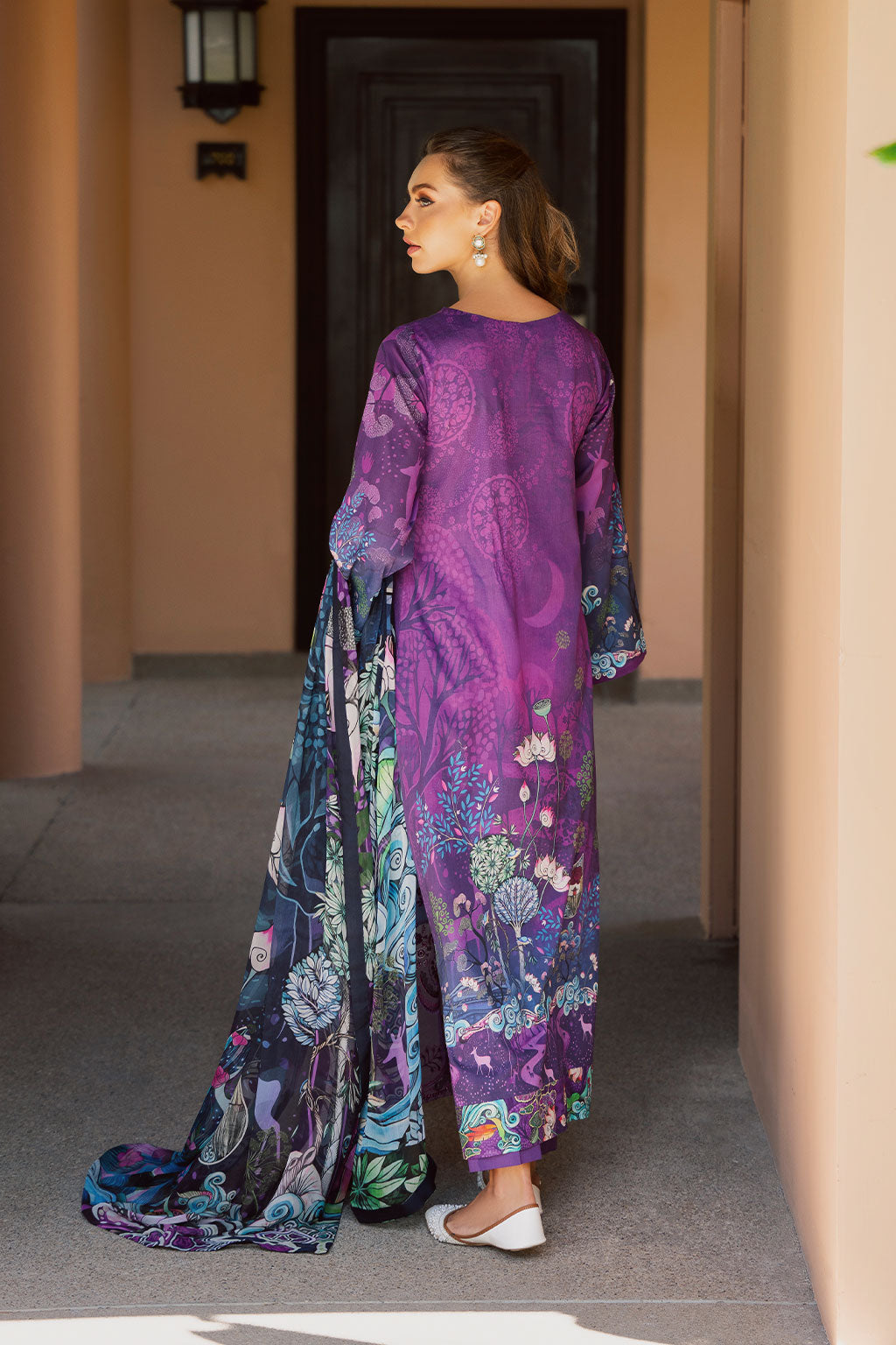 Ramsha | Ghazal Luxury Lawn | G-305 by Ramsha - Designer Dress - Type: Ladies Clothes - Available at Libayah - 100% Original