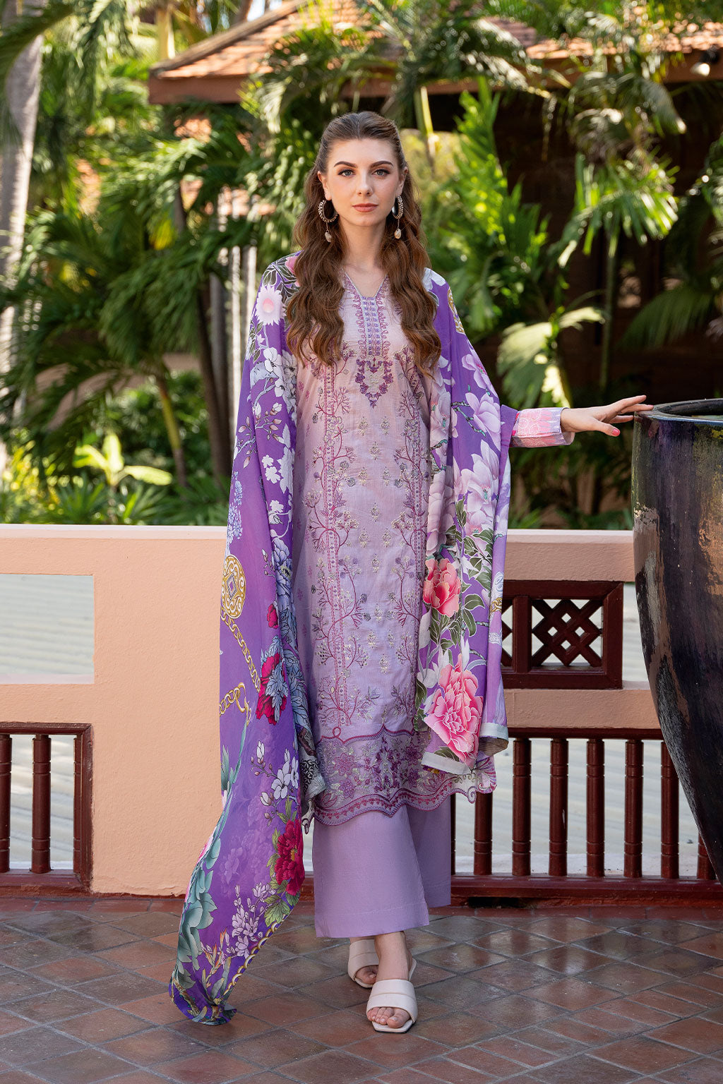 Ramsha | Ghazal Luxury Lawn | G-310 by Ramsha - Designer Dress - Type: Ladies Clothes - Available at Libayah - 100% Original