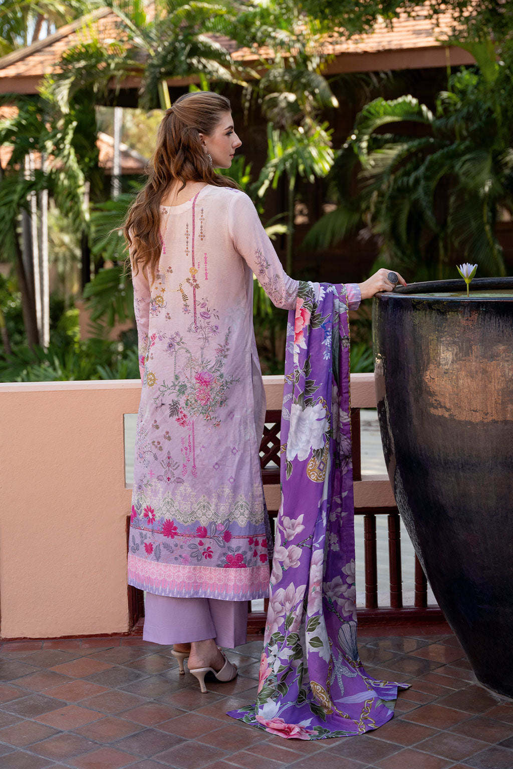 Ramsha | Ghazal Luxury Lawn | G-310 by Ramsha - Designer Dress - Type: Ladies Clothes - Available at Libayah - 100% Original