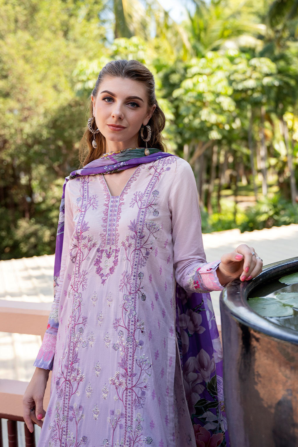 Ramsha | Ghazal Luxury Lawn | G-310 by Ramsha - Designer Dress - Type: Ladies Clothes - Available at Libayah - 100% Original