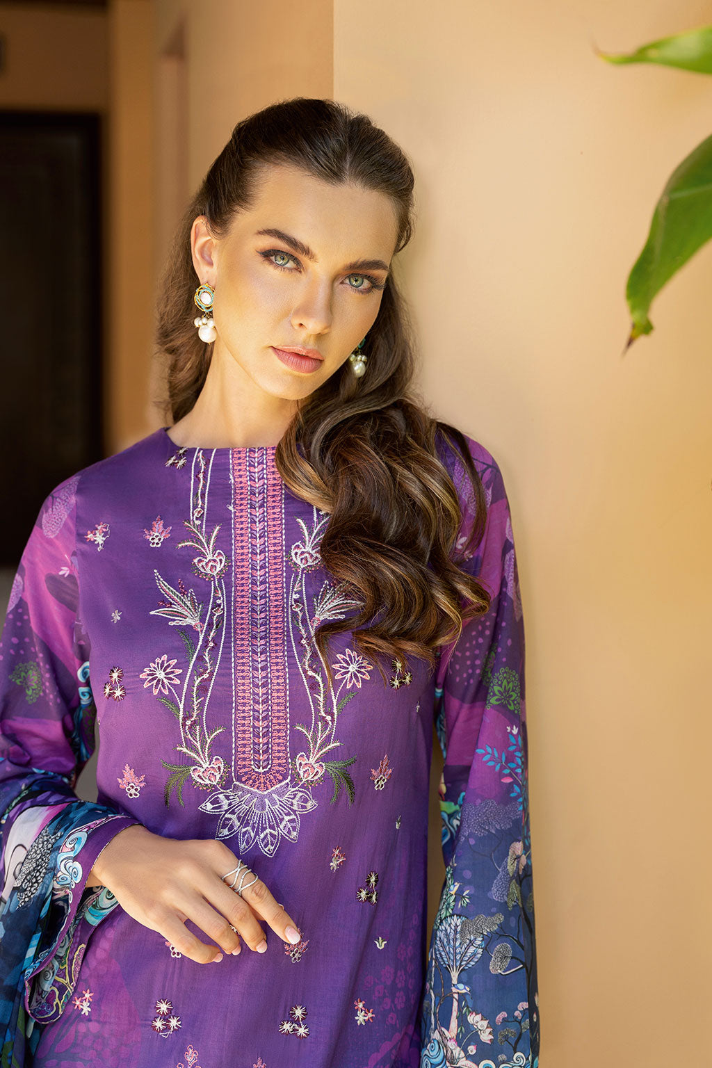 Ramsha | Ghazal Luxury Lawn | G-305 by Ramsha - Designer Dress - Type: Ladies Clothes - Available at Libayah - 100% Original