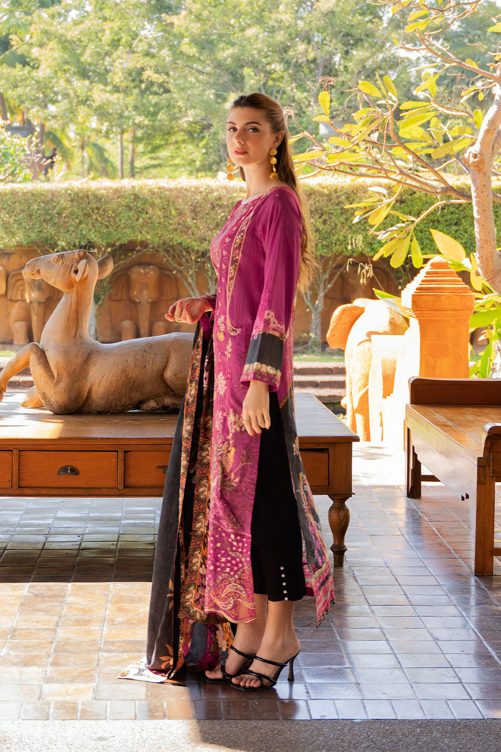 Ramsha | Ghazal Luxury Lawn | G-311 by Ramsha - Designer Dress - Type: Ladies Clothes - Available at Libayah - 100% Original