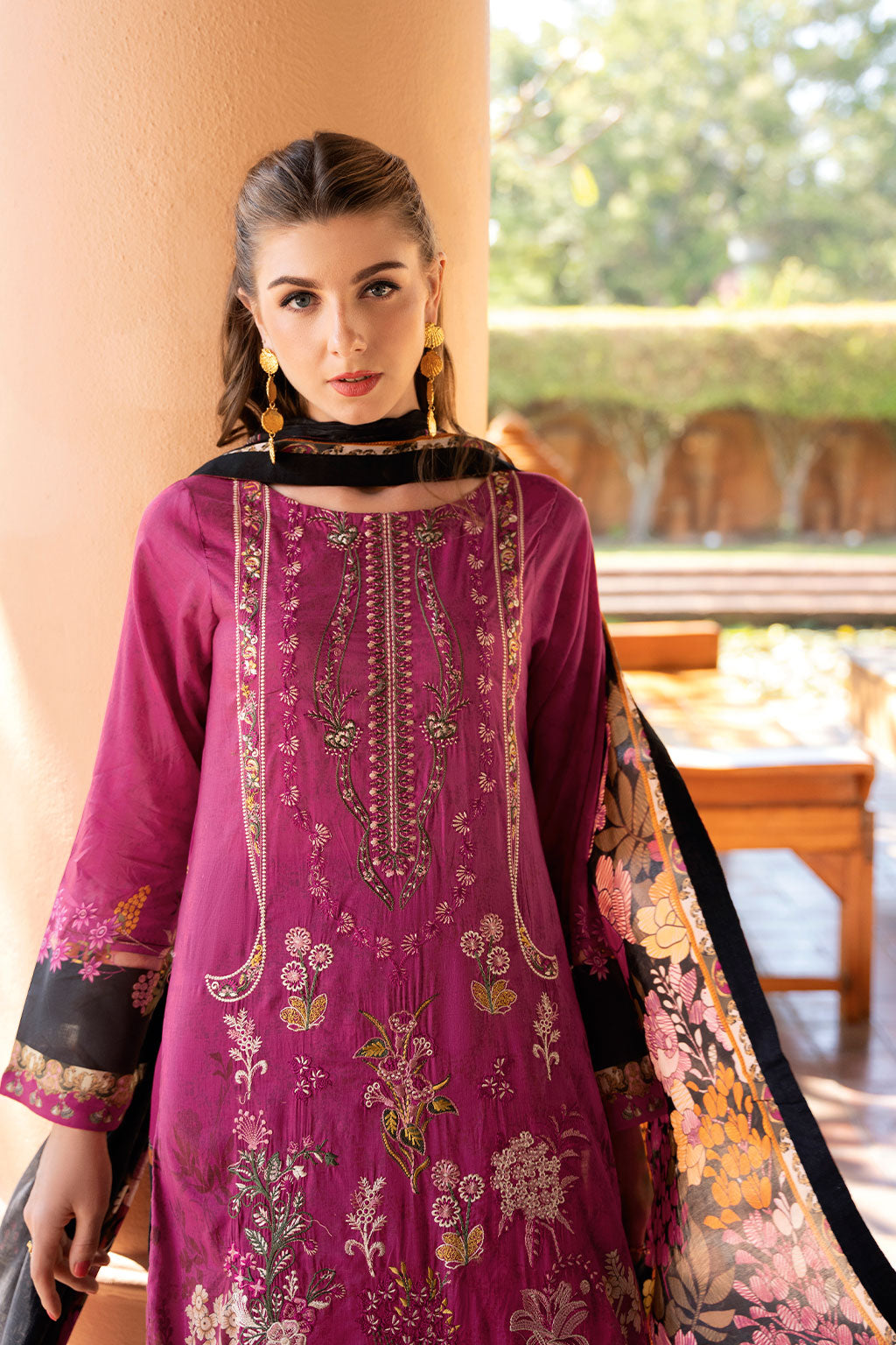 Ramsha | Ghazal Luxury Lawn | G-311 by Ramsha - Designer Dress - Type: Ladies Clothes - Available at Libayah - 100% Original
