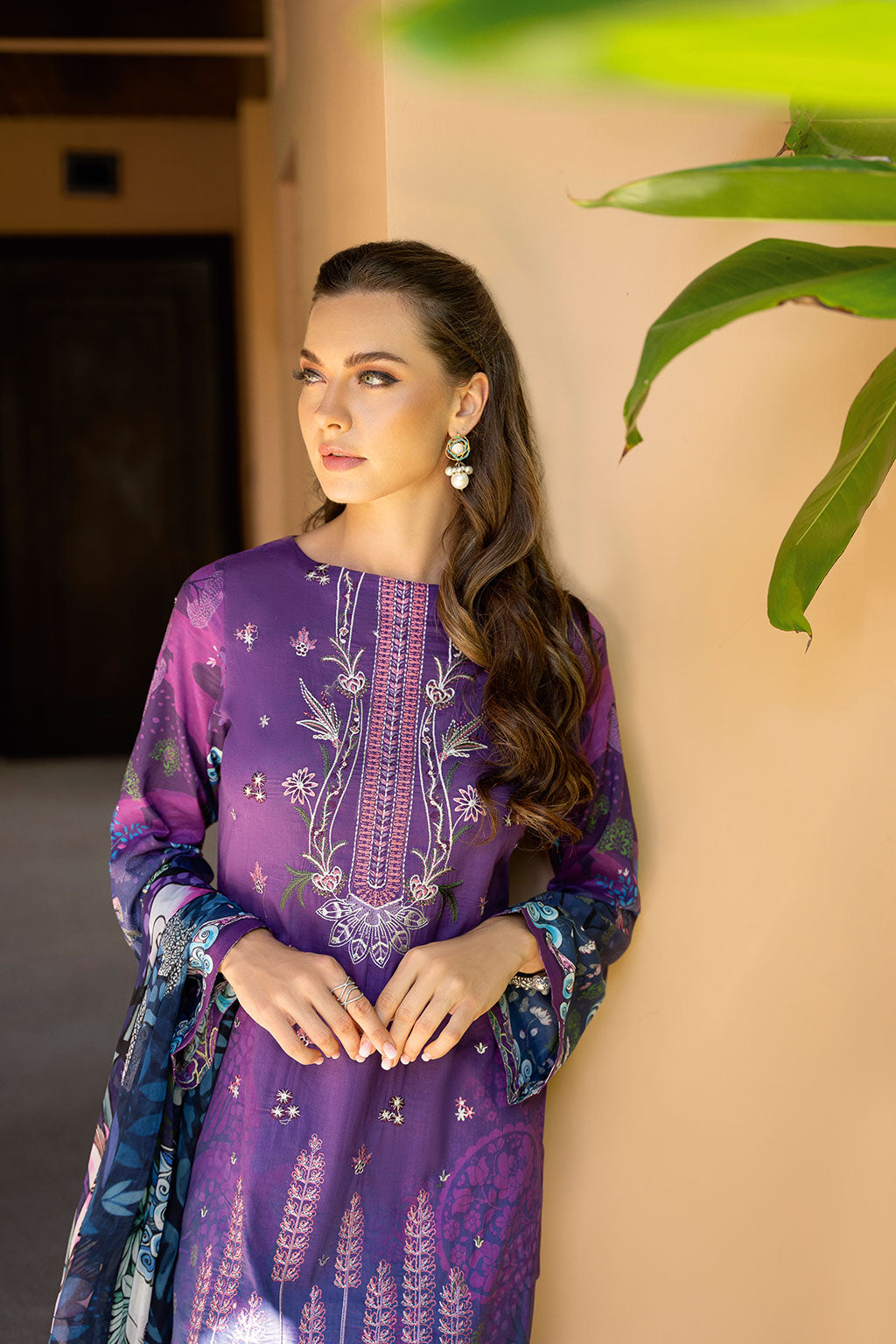 Ramsha | Ghazal Luxury Lawn | G-305 by Ramsha - Designer Dress - Type: Ladies Clothes - Available at Libayah - 100% Original