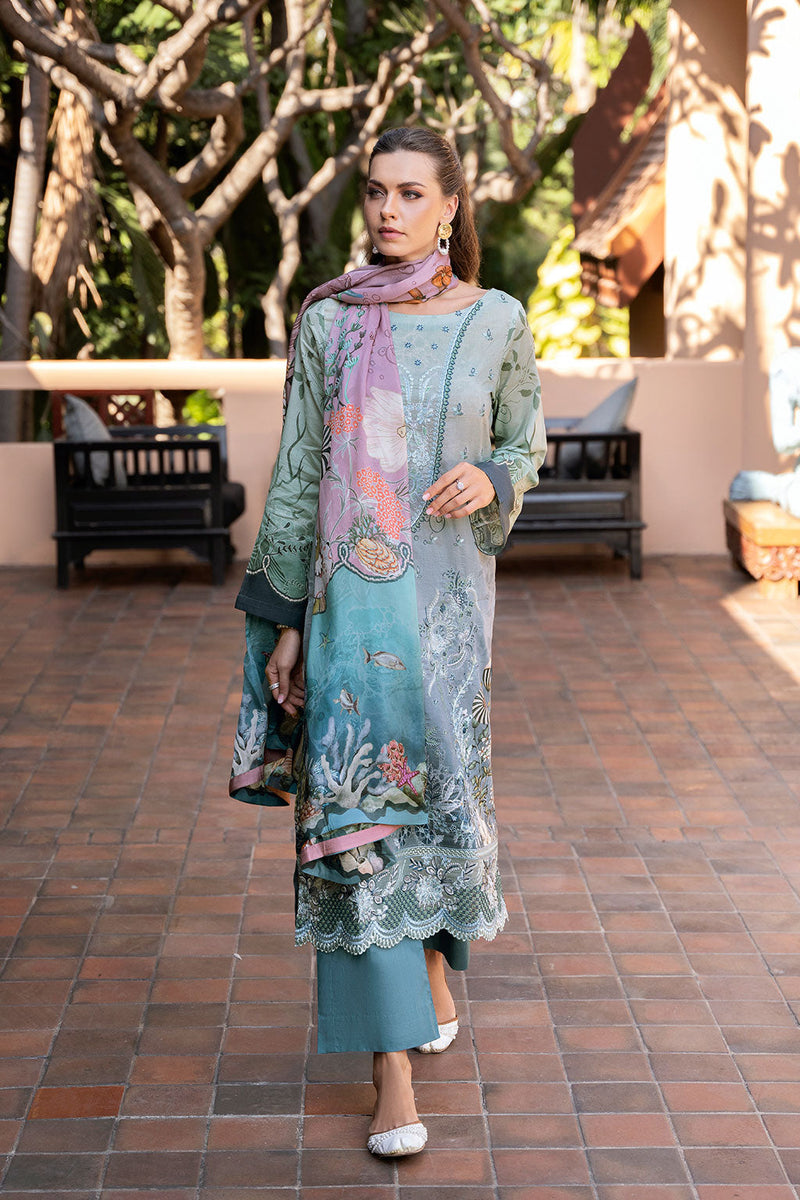 Ramsha | Ghazal Luxury Lawn | G-306 by Ramsha - Designer Dress - Type: Ladies Clothes - Available at Libayah - 100% Original