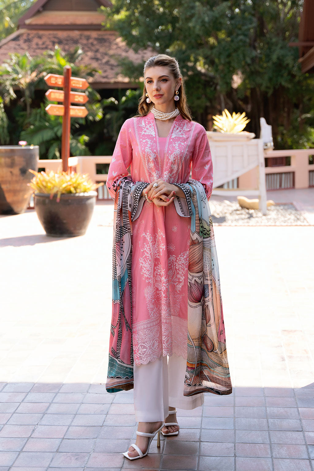Ramsha | Ghazal Luxury Lawn | G-307 by Ramsha - Designer Dress - Type: Ladies Clothes - Available at Libayah - 100% Original