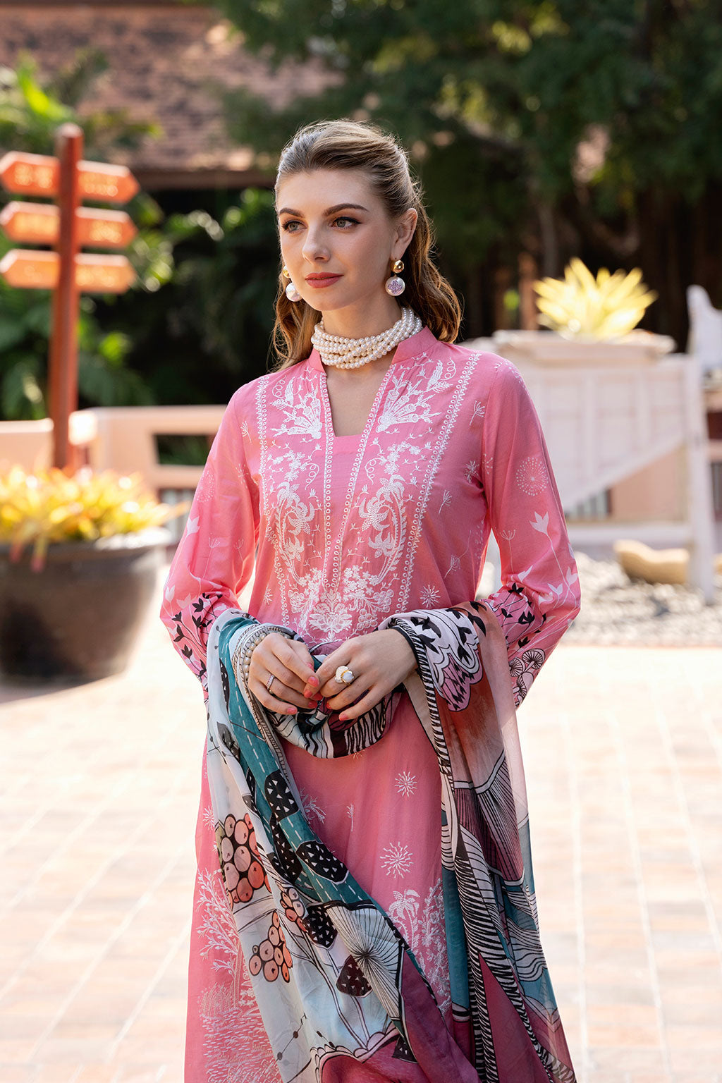 Ramsha | Ghazal Luxury Lawn | G-307 by Ramsha - Designer Dress - Type: Ladies Clothes - Available at Libayah - 100% Original