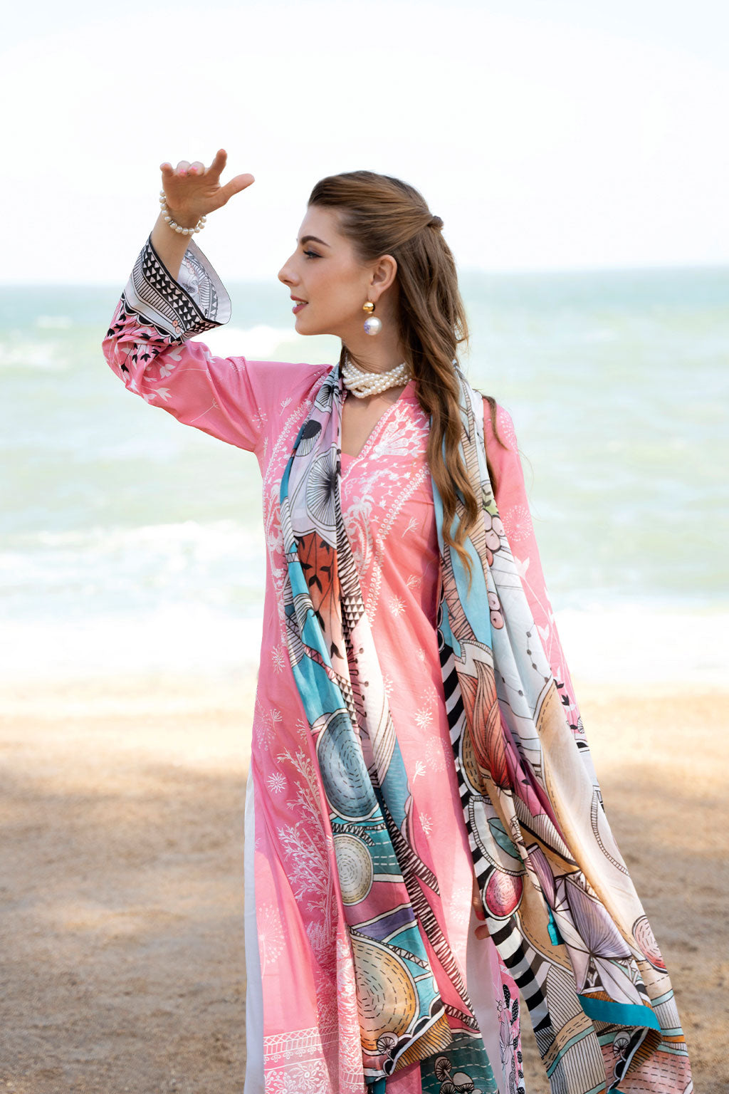 Ramsha | Ghazal Luxury Lawn | G-307 by Ramsha - Designer Dress - Type: Ladies Clothes - Available at Libayah - 100% Original