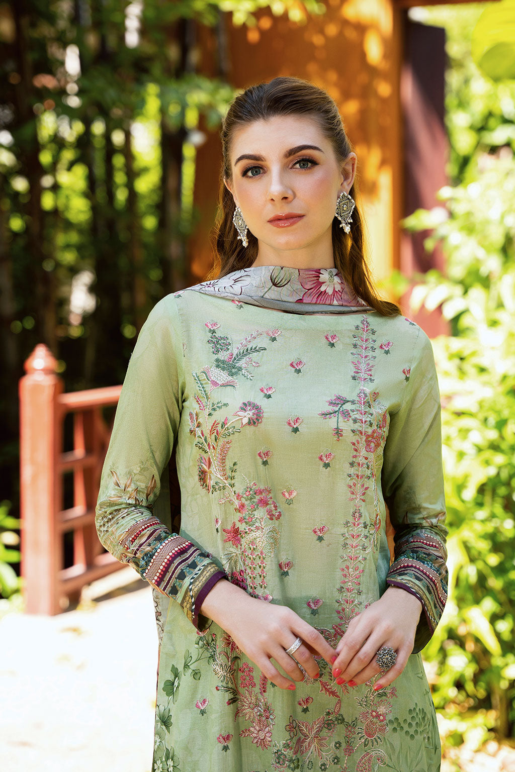 Ramsha | Ghazal Luxury Lawn | G-304 by Ramsha - Designer Dress - Type: Ladies Clothes - Available at Libayah - 100% Original