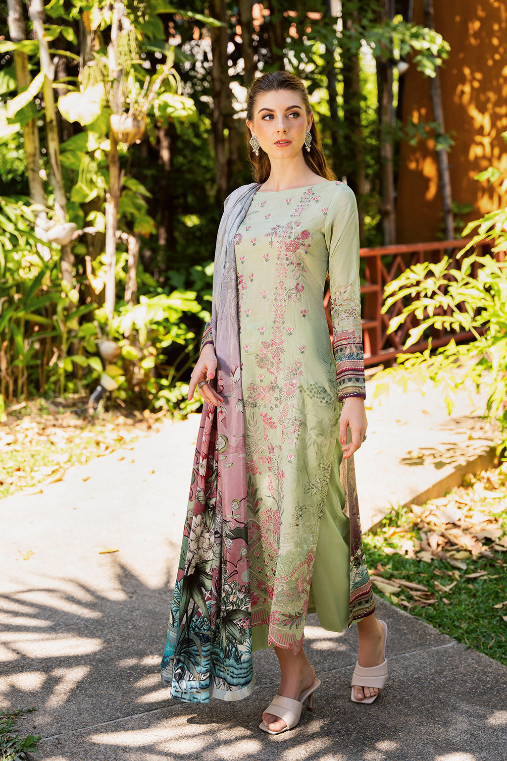 Ramsha | Ghazal Luxury Lawn | G-304 by Ramsha - Designer Dress - Type: Ladies Clothes - Available at Libayah - 100% Original