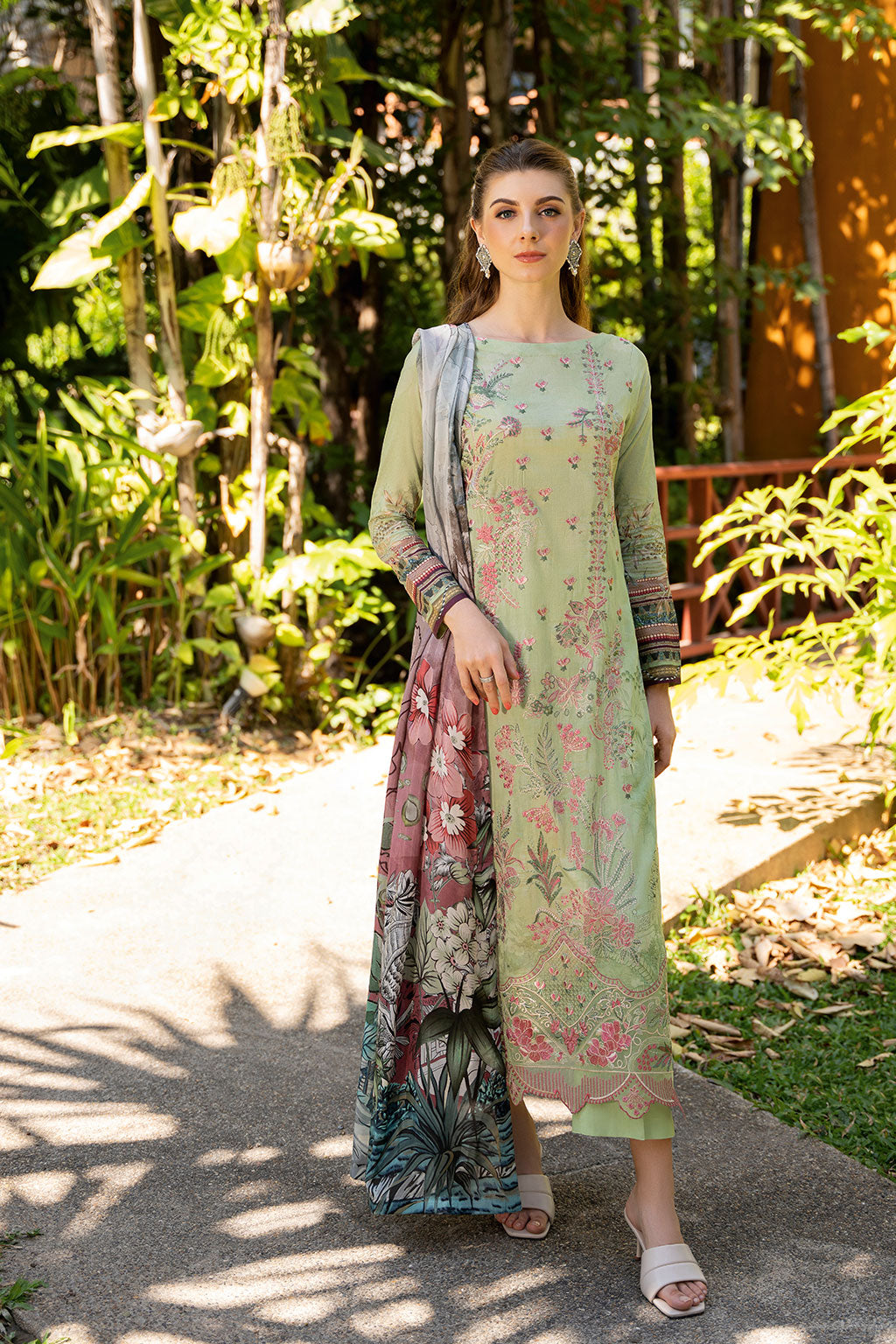 Ramsha | Ghazal Luxury Lawn | G-304 by Ramsha - Designer Dress - Type: Ladies Clothes - Available at Libayah - 100% Original
