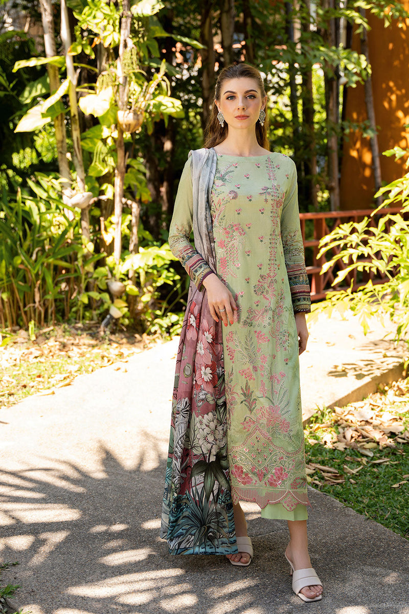 Ramsha | Ghazal Luxury Lawn | G-304 by Ramsha - Designer Dress - Type: Ladies Clothes - Available at Libayah - 100% Original