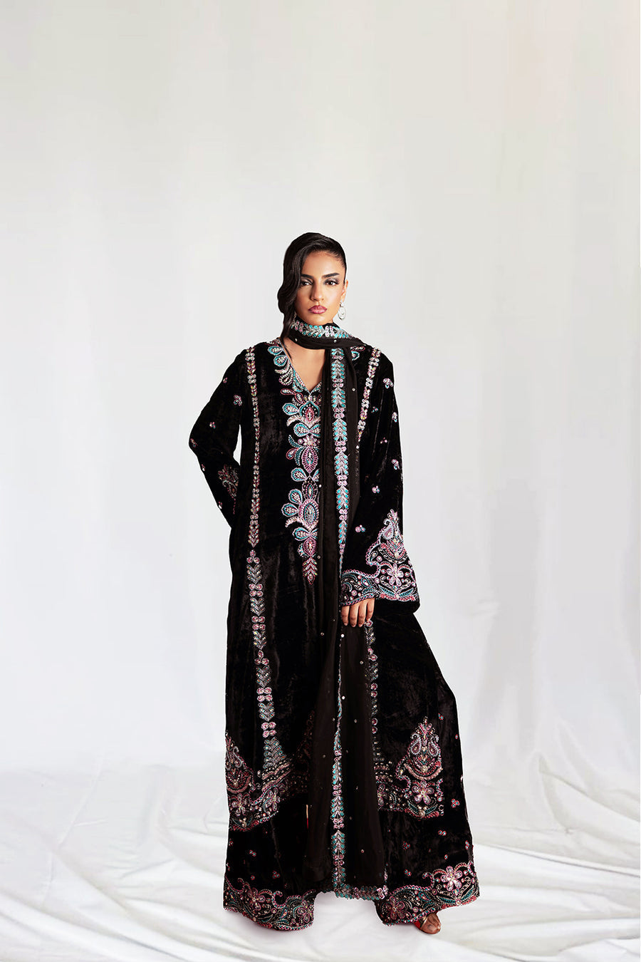 Saira Rizwan | Velvet Pret 25 | ZARQ-SRVP25-03 by Saira Rizwan - Designer Dress - Type : Ladies Clothes - Available at Libayah - 100% Original 