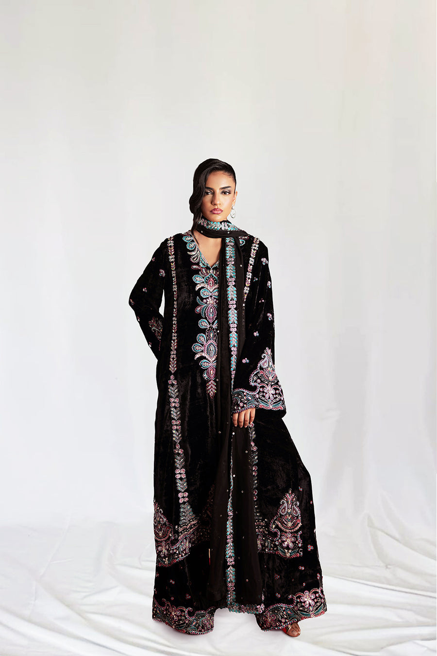 Saira Rizwan | Velvet Pret 25 | ZARQ-SRVP25-03 by Saira Rizwan - Designer Dress - Type : Ladies Clothes - Available at Libayah - 100% Original 