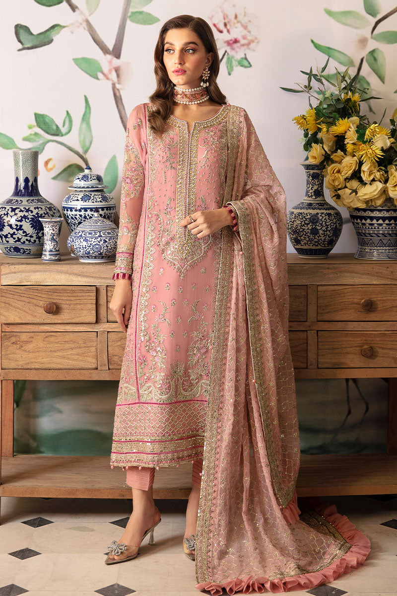 Gulaal | Embroidered Chiffon 24 | Viviana by Gulaal - Designer Dress - Type: Formal - Available at Libayah - 100% Original