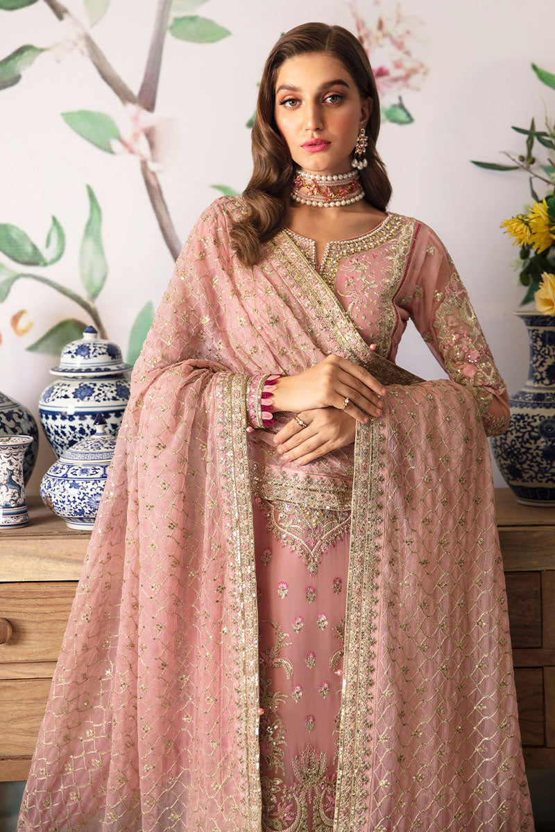 Gulaal | Embroidered Chiffon 24 | Viviana by Gulaal - Designer Dress - Type: Formal - Available at Libayah - 100% Original