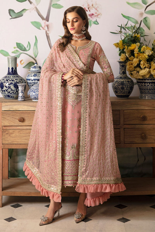 Gulaal | Embroidered Chiffon 24 | Viviana by Gulaal - Designer Dress - Type: Formal - Available at Libayah - 100% Original